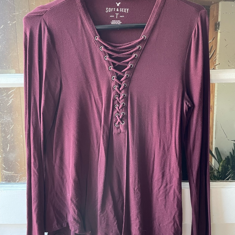 American Eagle soft and sexy line size small but fits loose